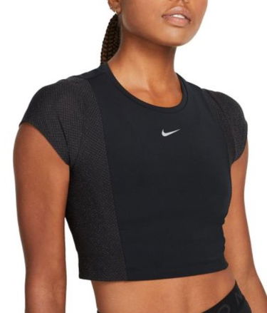 Crop top Nike Triko Pro Dri-FIT Sort | dd6501-010, 0