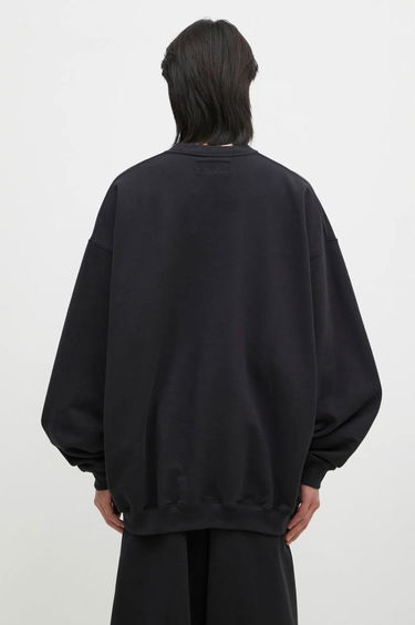 Sweatshirt VETEMENTS Embroidered Logo Oversized Sweatshirt Sort | UA66CW640B, 3