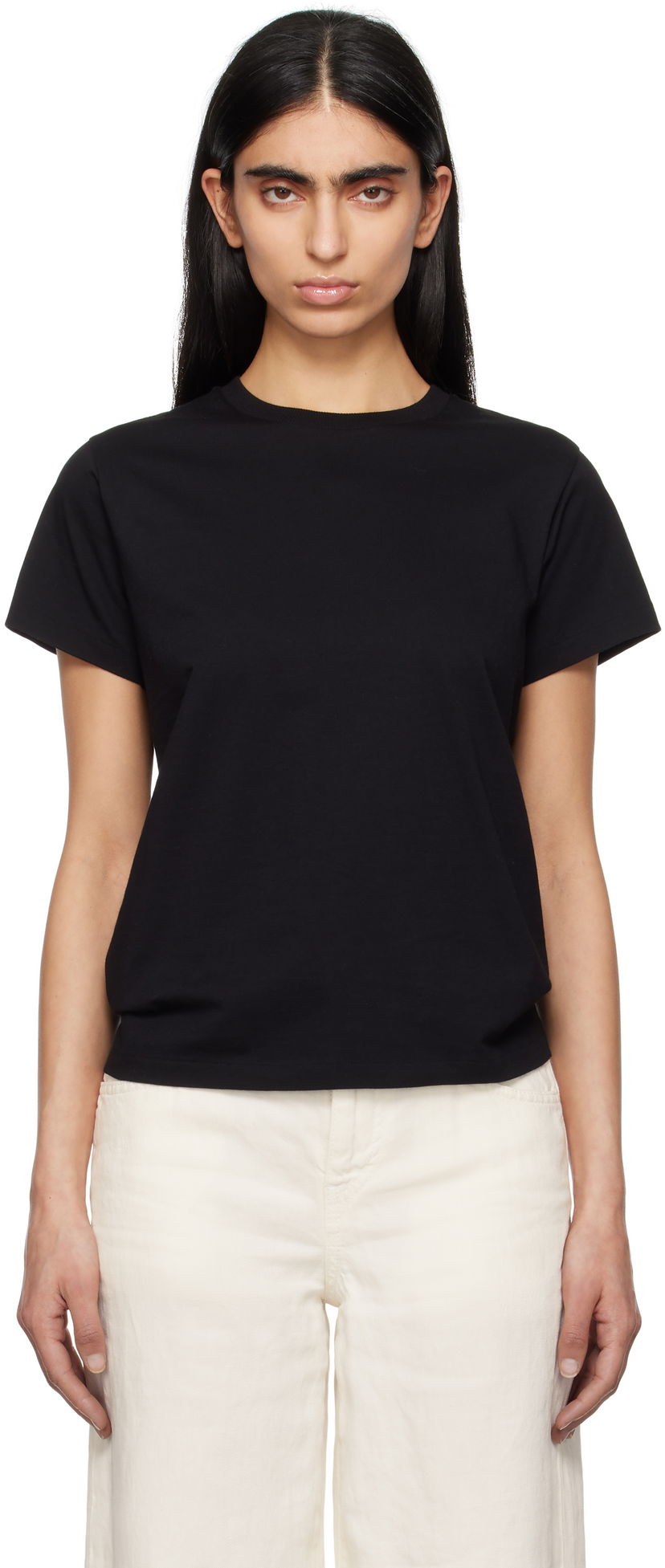 T-shirt The Row The Row Florie T-Shirt Sort | 8652-K643
