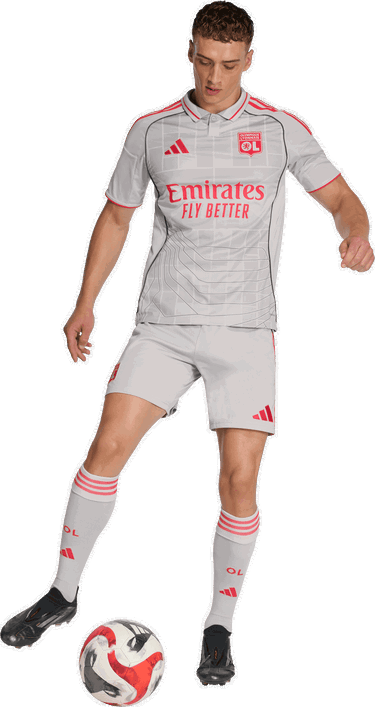 Jersey adidas Originals Olympique Lyon 3rd Jersey 2025/26 Hvid | jd1389, 5