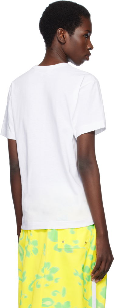 T-shirt Comme des Garçons CDG Play Rhinestone Heart T-Shirt Hvid | AX-T801-051, 2