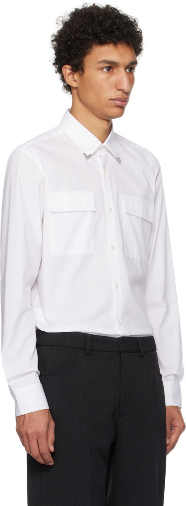 Skjorte BOSS Men's Long Sleeve Shirt With Two Front Pockets And Collar Tips Sort | 50534281, 1