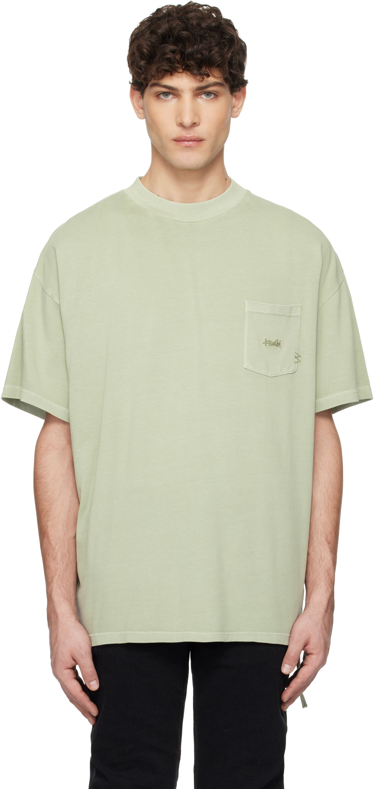 T-shirt Ksubi Ksubi Est Pocket T-Shirt Grøn | MPS25TE020, 0