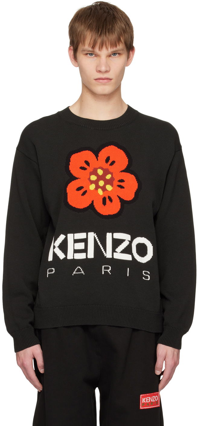Sweater KENZO Paris Boke Flower Sweater Sort | FD55PU3803LC, 0