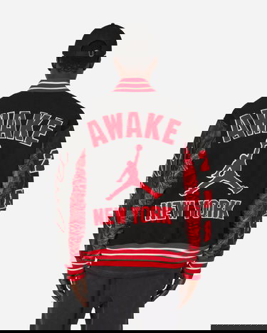 Jakke Jordan AWAKE x VARSITY JACKET Sort | FQ5439-657, 3