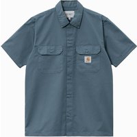 Skjorte Carhartt WIP S/S Master , Storm Blå | I027580.0WAXX, 0