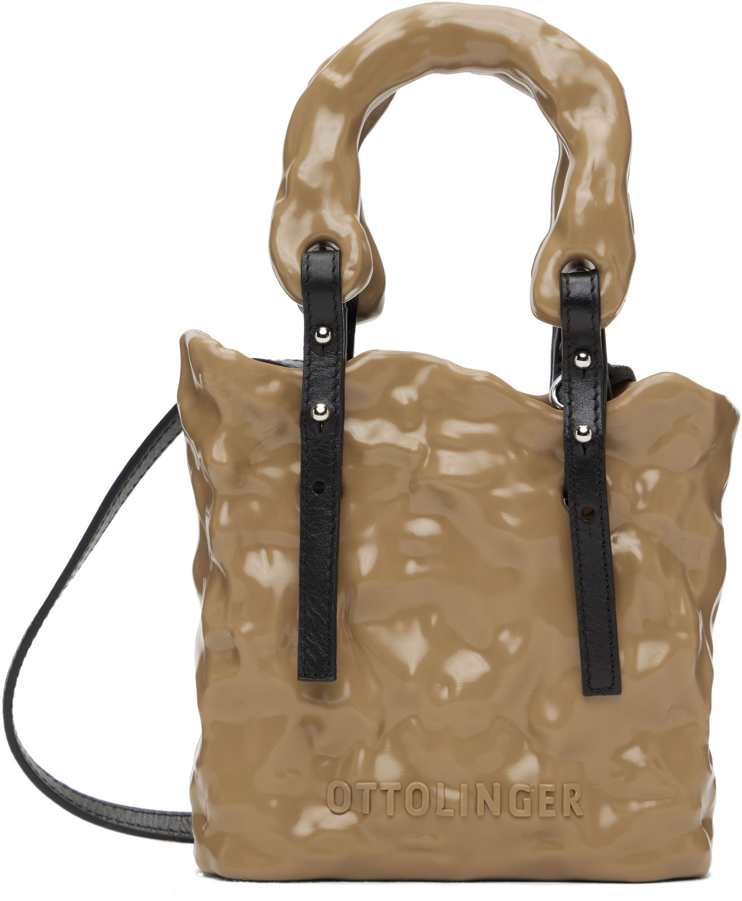 Håndtaske Ottolinger Ottolinger Strap Signature Ceramic Bag Beige | 12690032601, 0
