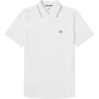 Polo skjorte C.P. Company Patch Logo Polo Tee Hvid | 15CMPL097A-005263W-103, 1