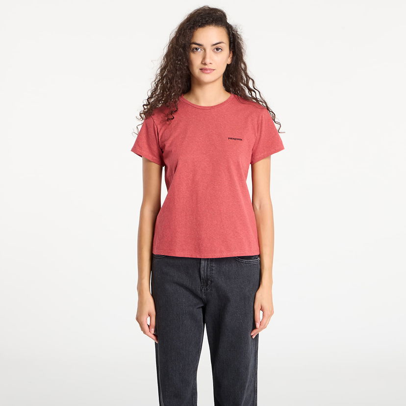 T-shirt Patagonia Patagonia P-6 Logo Responsibili-Tee T-Shirt Rød | 37567 PTRE