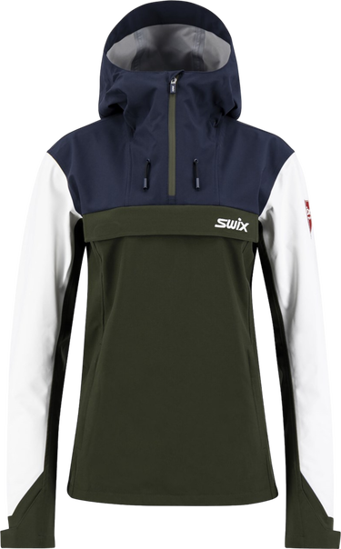 Vindjakke SWIX Swix Blizzard Anorak Hoodie Flerfarvet | 12476-48000, 2