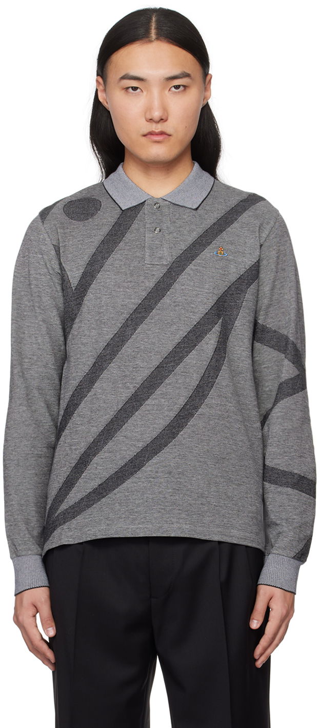 Polo skjorte Vivienne Westwood Polo Tee Grå | 2H01000H-J0051-, 0