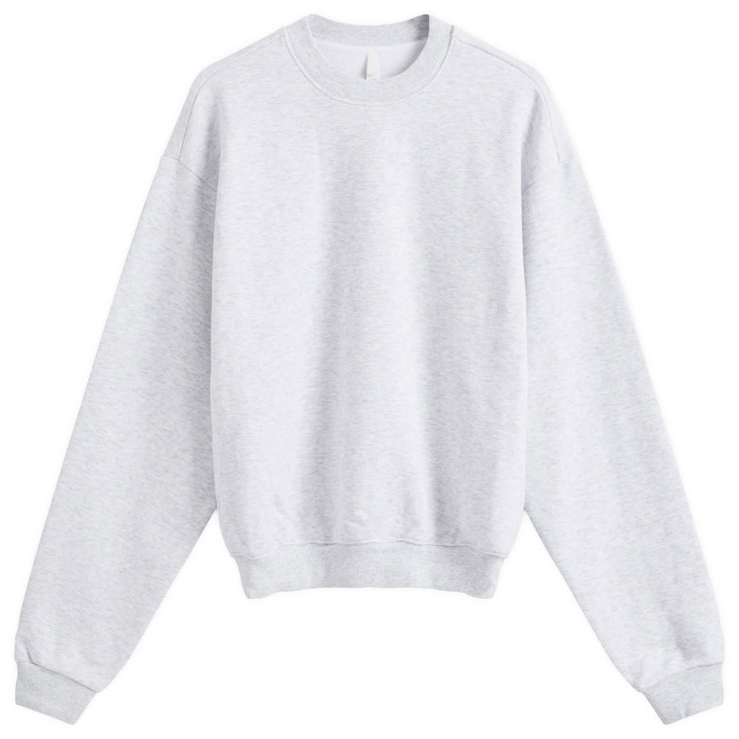 Sweatshirt SKIMS Cotton Fleece Classic Crew Sweatshirt Grå | TP-PLO-4474-LHG, 1