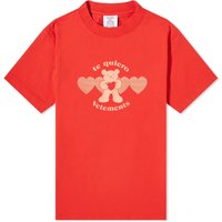 T-shirt VETEMENTS Te Quiero Fitted T-Shirt Rød | UE64TR780R, 1