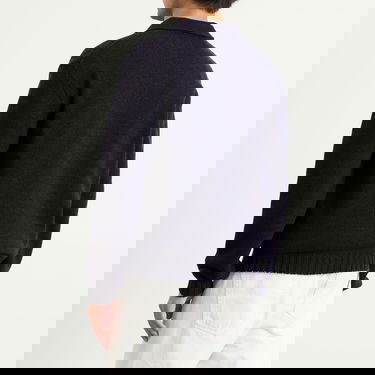 Sweater Arte Antwerp Arte Football Knit Polo Jumper Mørkeblå | AW25-256K-NVY, 3