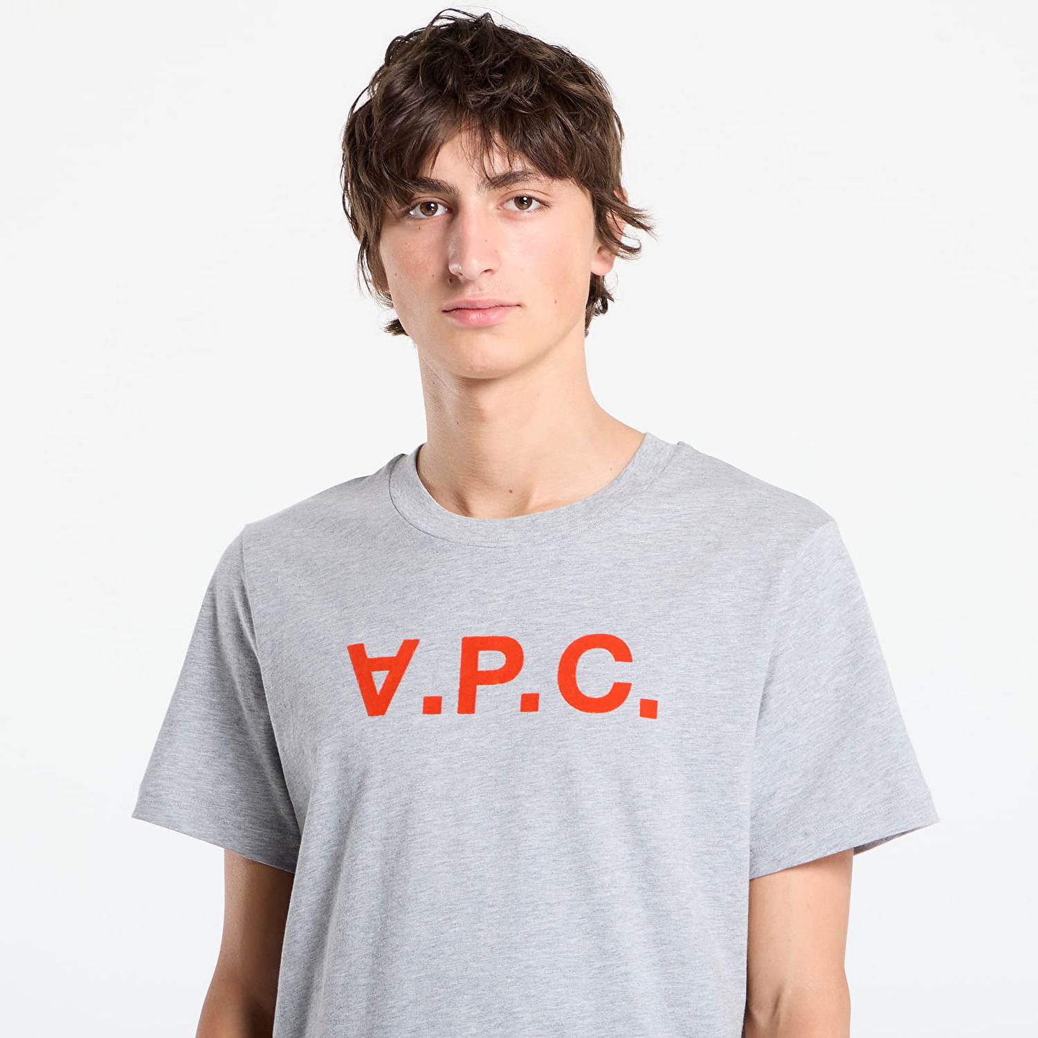 T-shirt A.P.C. A.P.C. Standard Grand Vpc Gots T-Shirt Grå | COHBM-M26384 LMF, 1
