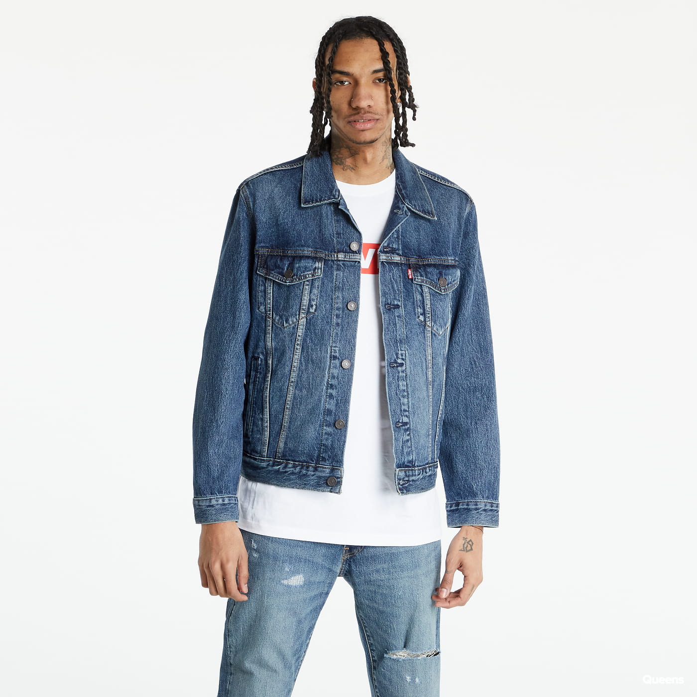 Jakke Levi's The Trucker Blå | 72334-0573, 0