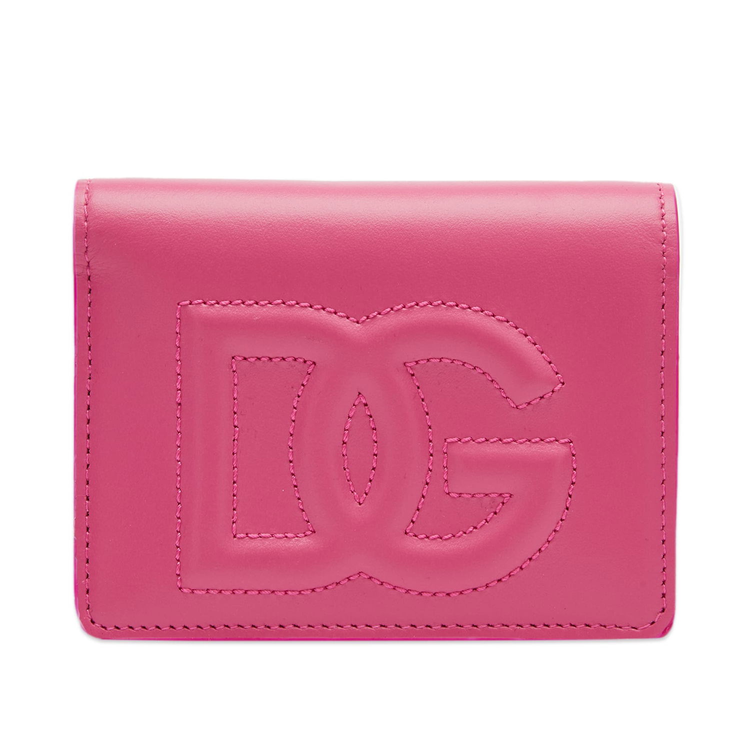 Tegnebog Dolce & Gabbana Logo Leather Mini Wallet Glicine Lyserød | BI1211AG081-80441, 0