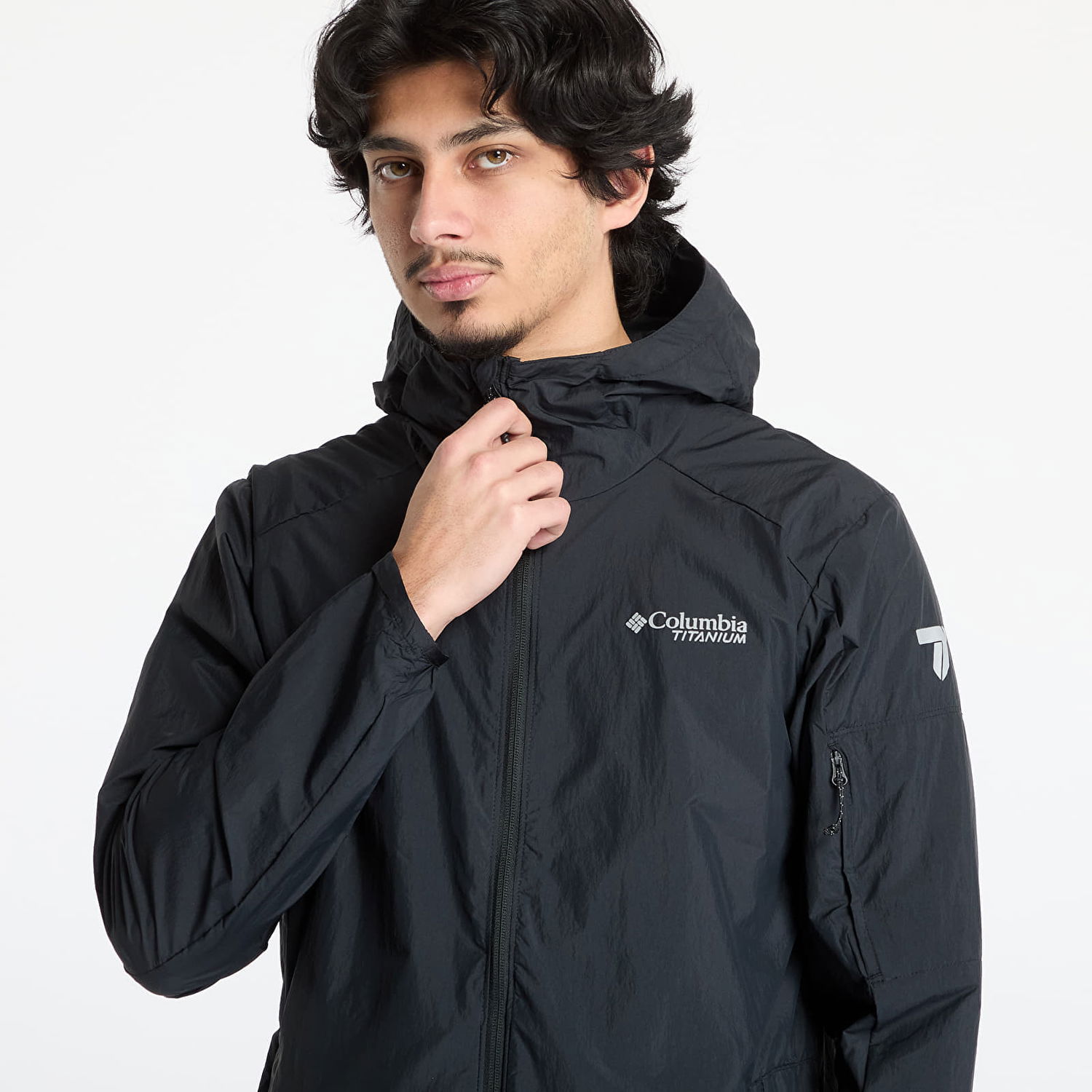 Vindjakke Columbia Loop Trail™ II Windbreaker Jacket Sort | 2071231011, 1