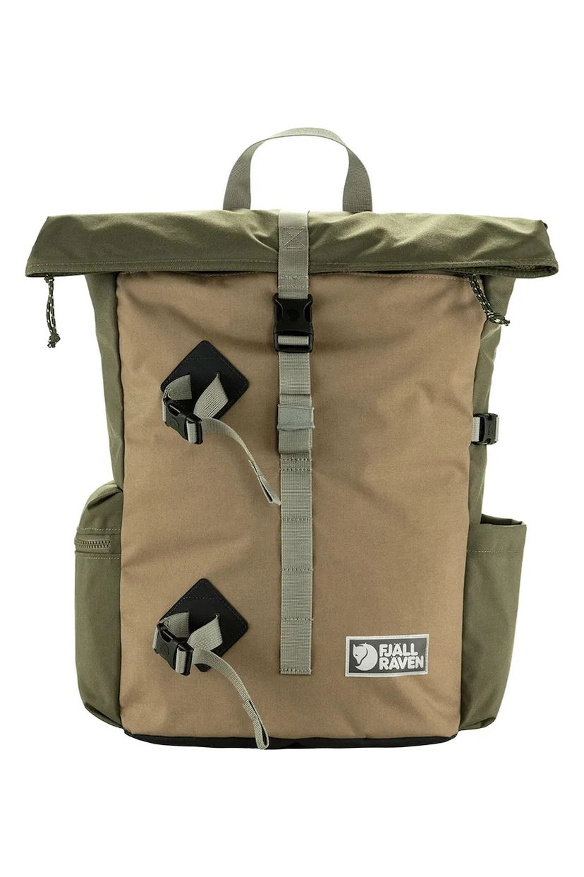 Rygsæk FJÄLLRÄVEN Backpack Vardag Foldsack 25L Beige | F23200332