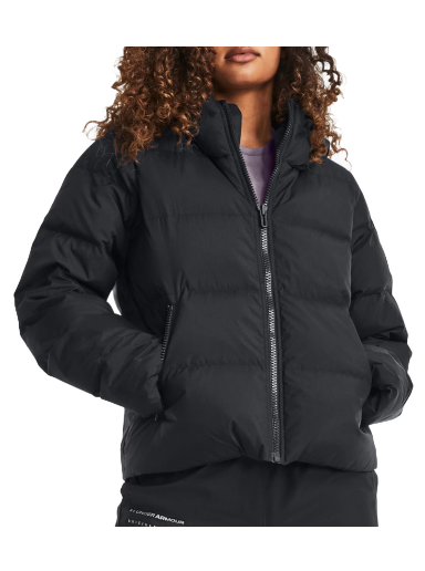 Puffer jakke Under Armour ColdGear® Infrared Down Crinkle Jacket Sort | 1378861-001