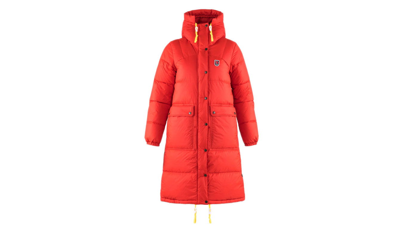 Parka FJÄLLRÄVEN Long Down Parka Rød | F86126-334, 0