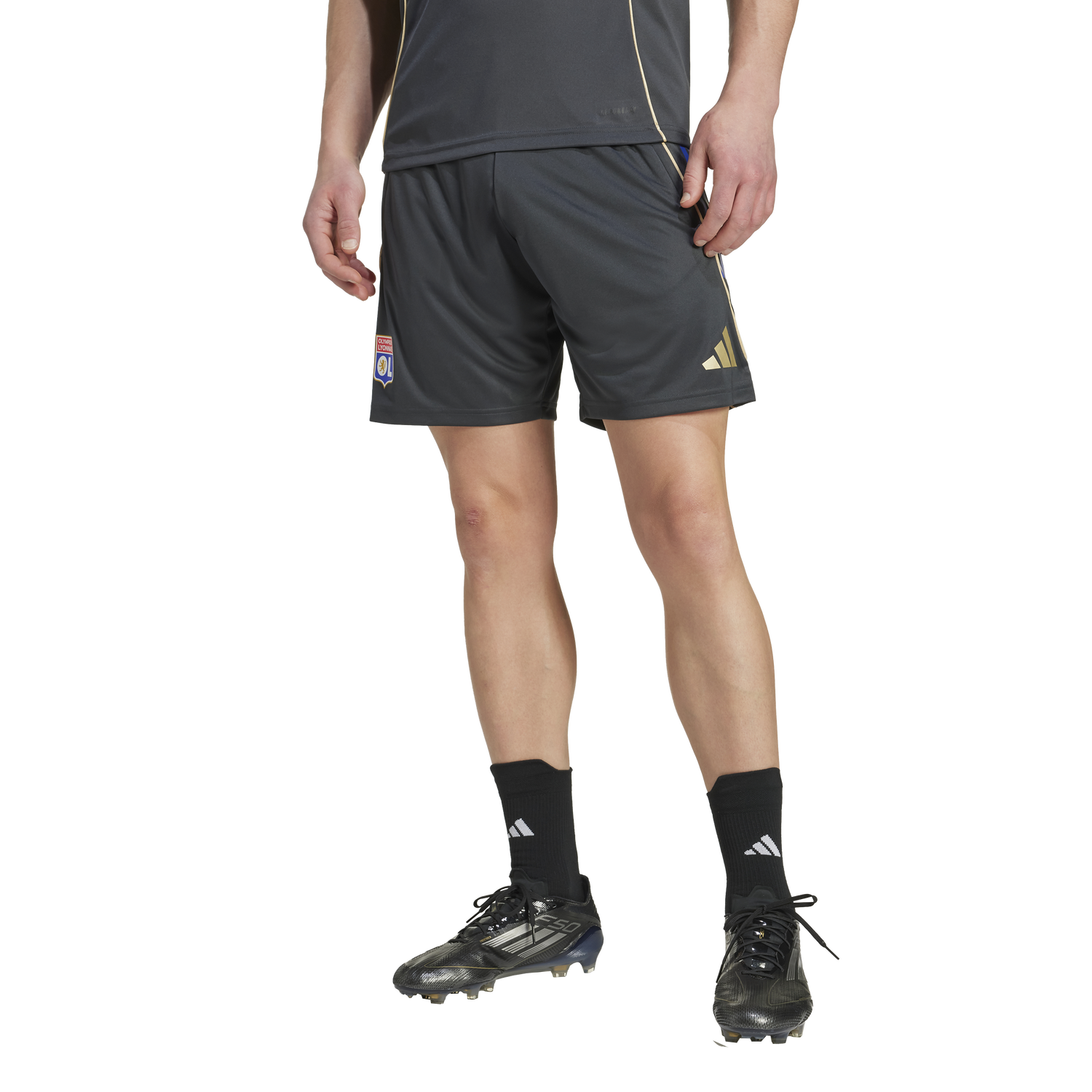 Shorts adidas Originals Olympique Lyonnais Training Shorts 2025/26 Grå | jl9410, 1