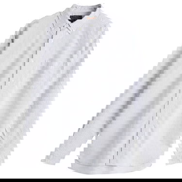 Skjorte BEAMS Beams Plus Button Down Candy Stripe Shirt, Size Medium Blå | 3811-0012-139-75, 0