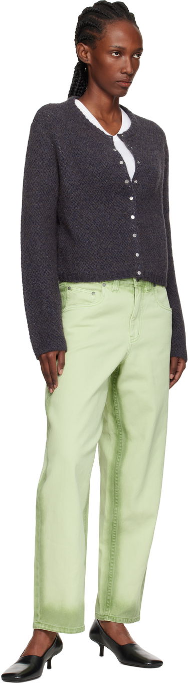 Sweater Eckhaus Latta Eckhaus Latta Yak Snap Cardigan Mørkeblå | 8257-EL-PF25-M -, 3