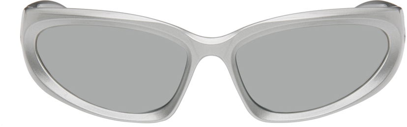 Solbriller Balenciaga Silver Swift Metalisk | BB0157S