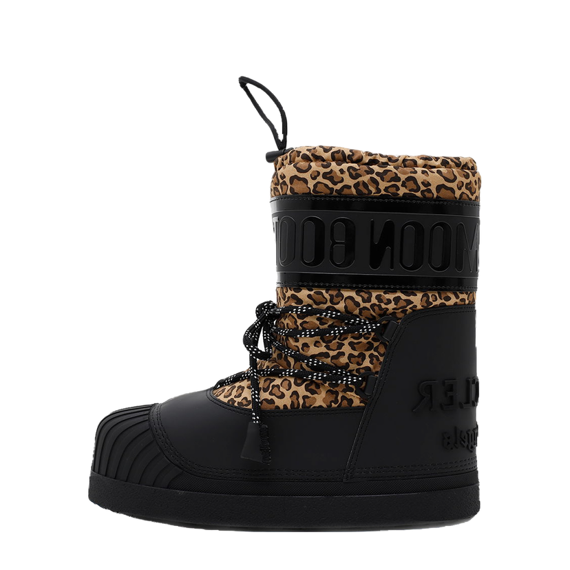 Sneakers og sko Moncler Palm Angels x Shedir Snow Boots Black Leopard Print Sort | 4H70000 - 02T1U230