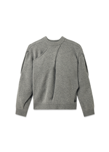 Sweater AXEL ARIGATO Paneled Knit Sweater Grå | A3401001, 0