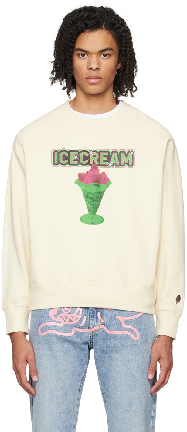 Sweater BBC IceCream ICECREAM Sundae Sweatshirt Beige | IC23424