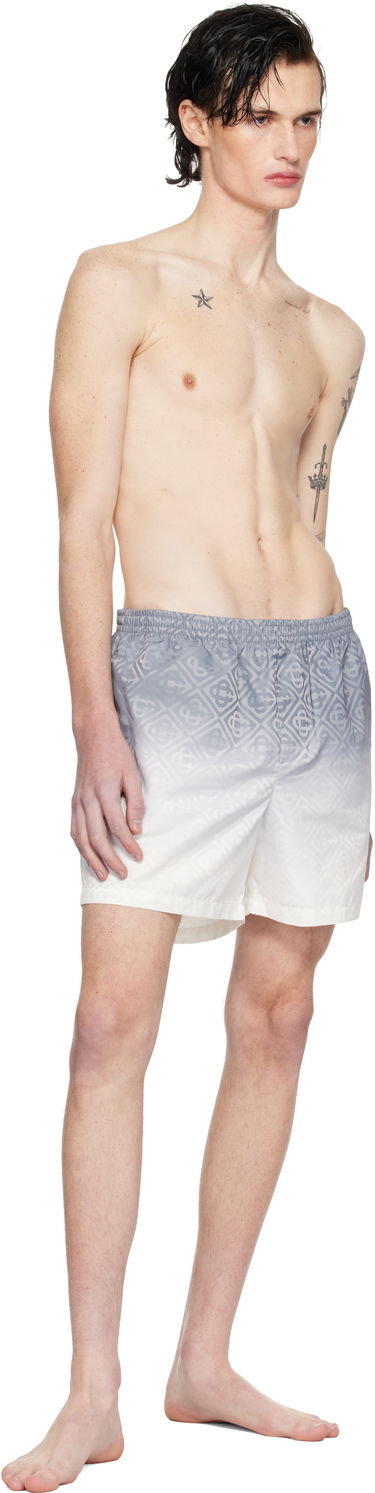 Badetøj Casablanca Printed Swim Shorts Hvid | MPS25-TR-224-02, 3