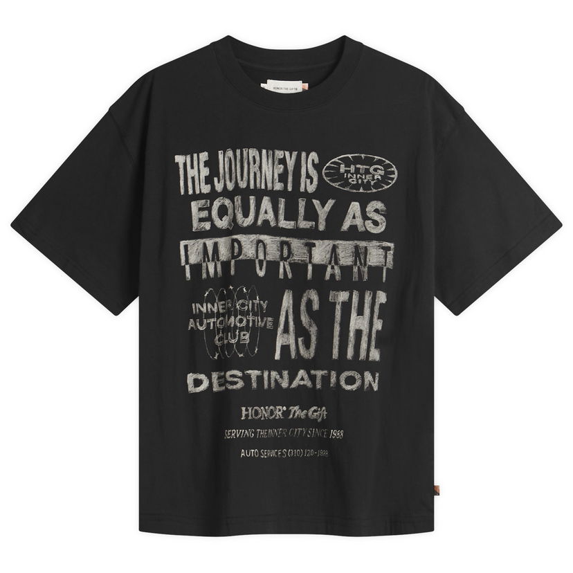 T-shirt Honor The Gift Travelled Journey Graphic T-Shirt, Size Large Sort | HTG250146-BLK