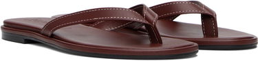 Tilbehør Aeyde Aeyde Melody Leather Toe-Post Flip-Flops Brun | A11-FS-FDMR08FL191-SS25-955-007, 3