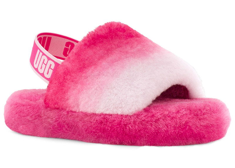 Sneakers og sko UGG UGG Fluff Yeah Slide Gradient Lyserød | 1120772K-PCMB, 0
