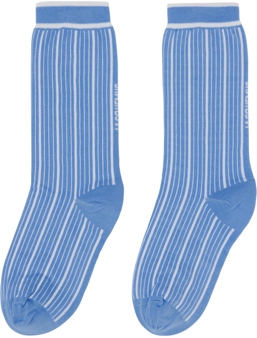 Sokker Jacquemus Les Sculptures 'Les chaussettes Pablo' Socks Blå | 24E245AC658-5000, 1