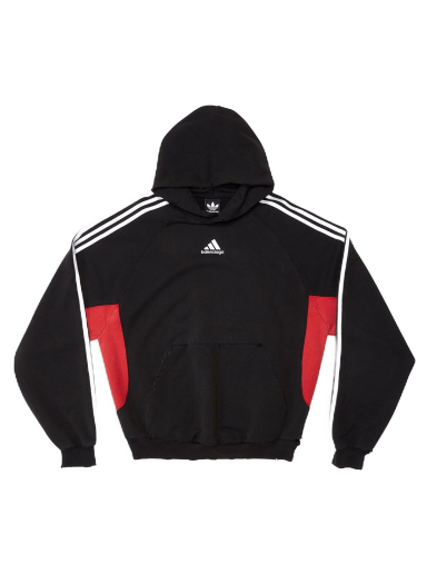 Sweatshirt Balenciaga adidas x  Small Fit Hoodie Sort | 715001TNVA81003