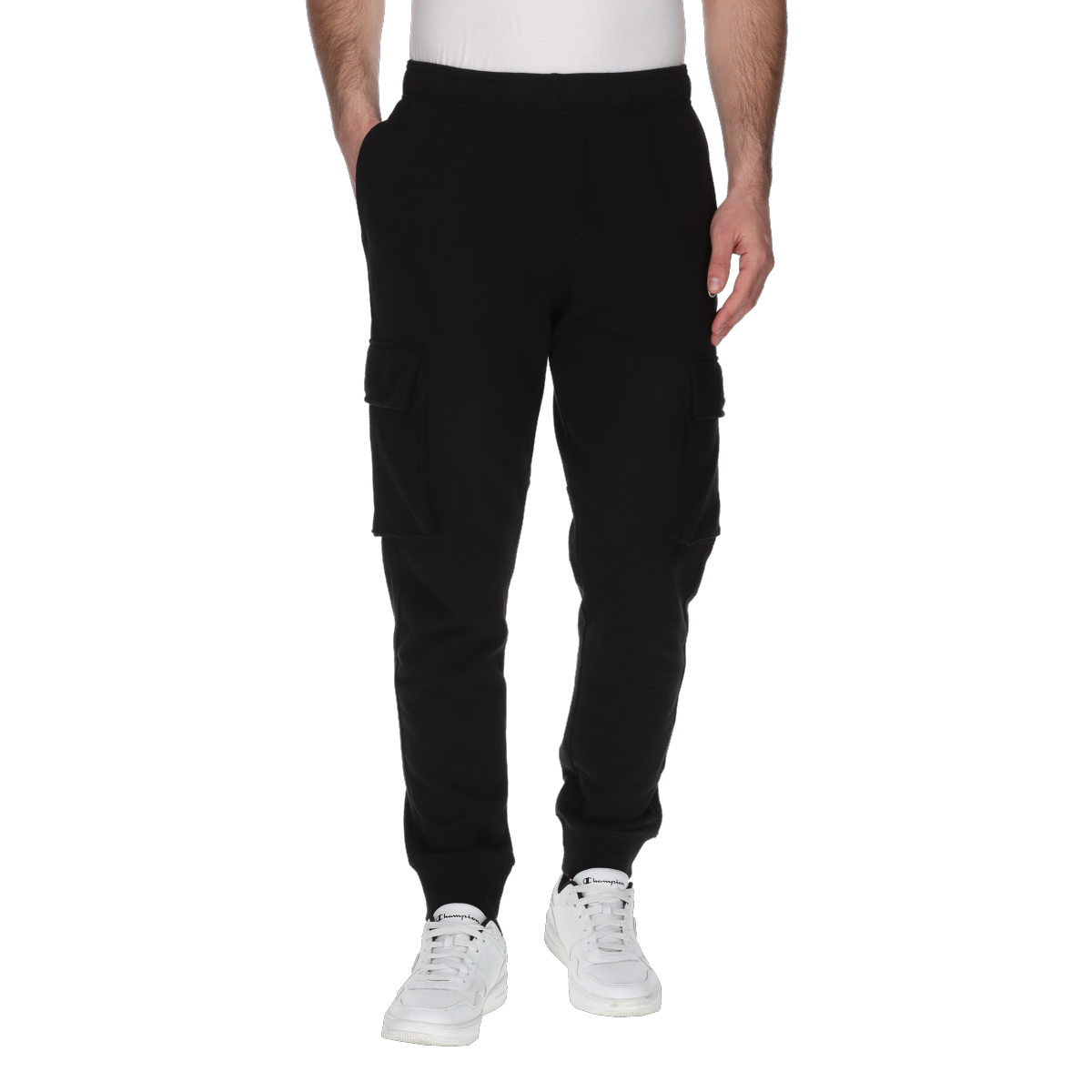 Cargo bukser Champion Rib Cuff Cargo Pant Sort | 220803-KK001, 0