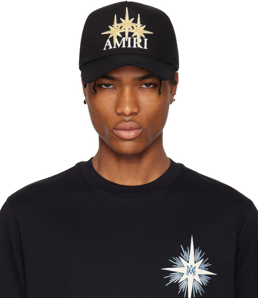 Kasket AMIRI AMIRI Starburst Baseball Cap Sort | AMHACP1049