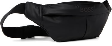Taljetaske BOSS Coated Canvas Belt Bag Mørkeblå | 50541537, 4
