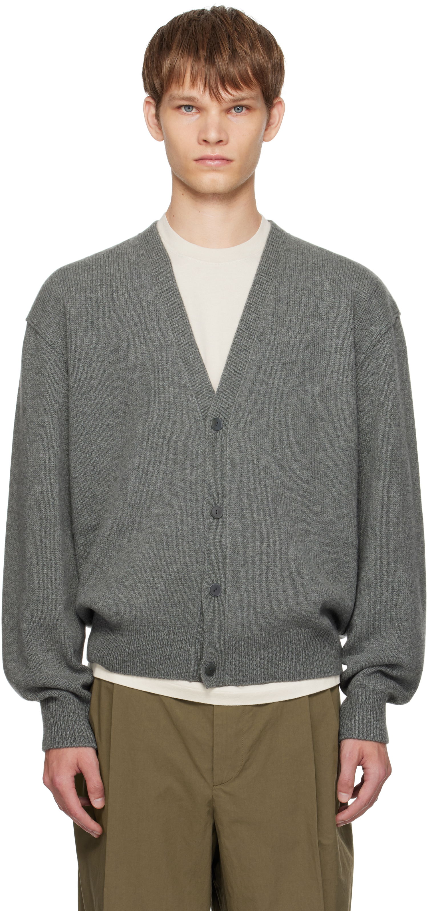 Sweater The Row The Row Mats Cardigan Grå | 1024-Y960, 0