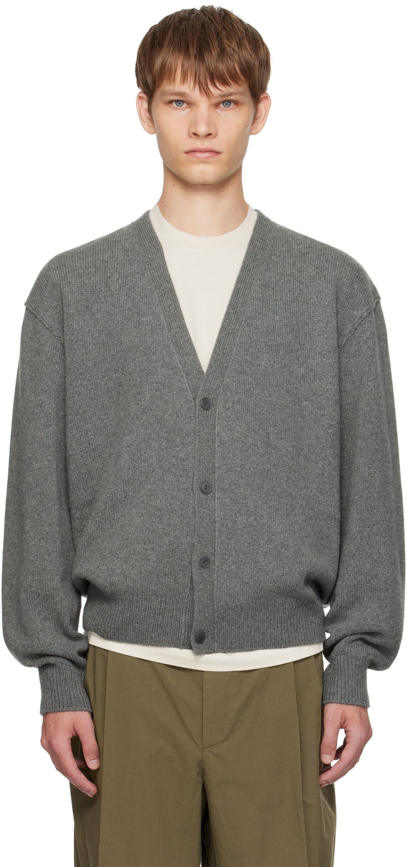 Sweater The Row The Row Mats Cardigan Grå | 1024-Y960