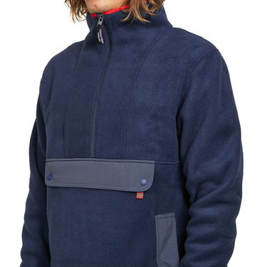 Vindjakke Patagonia Synchilla Anorak Mørkeblå | 22980-NESM, 2