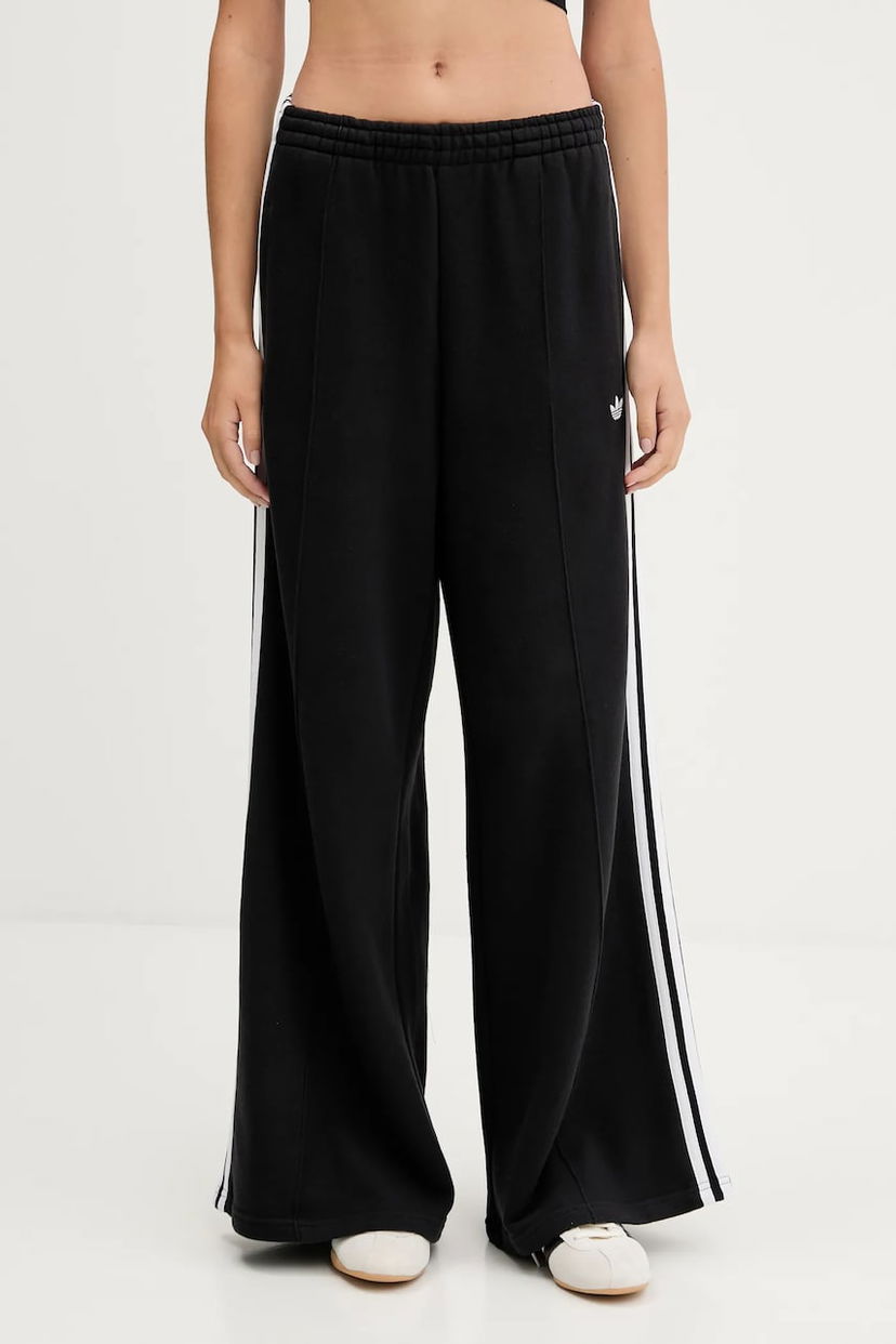 Joggingbukser adidas Originals adidas Originals 3-Stripes Wide Leg Track Pants Sort | JV7473