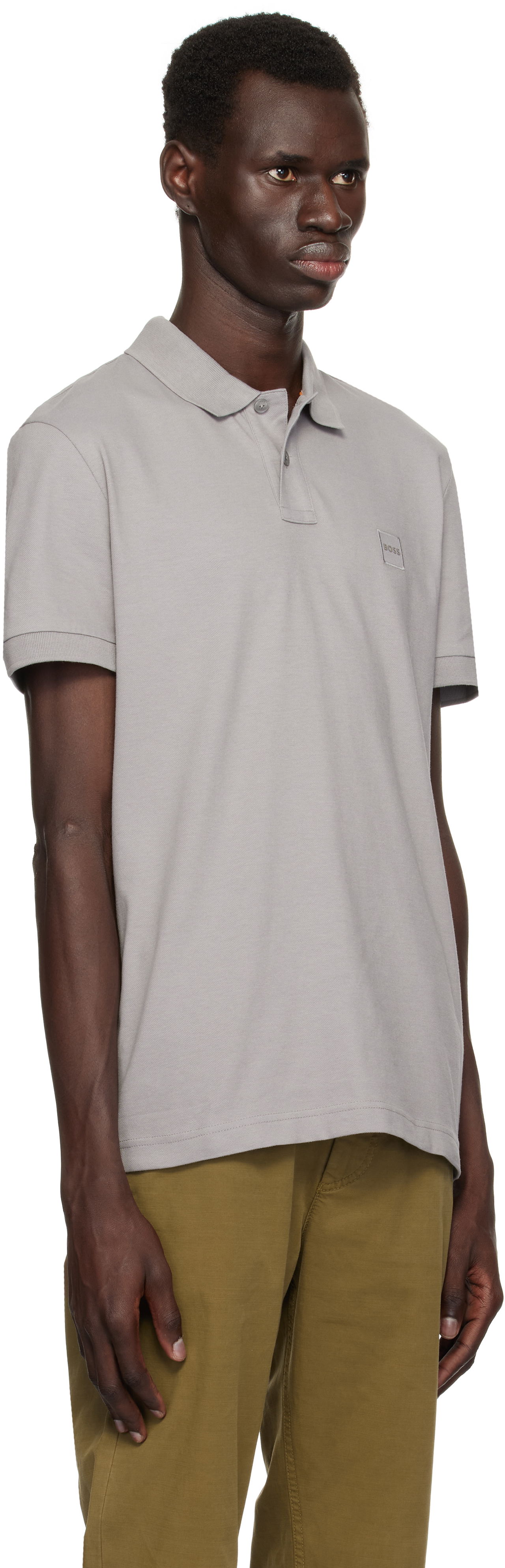 Polo skjorte BOSS Patch Polo Sort | 50507803, 1