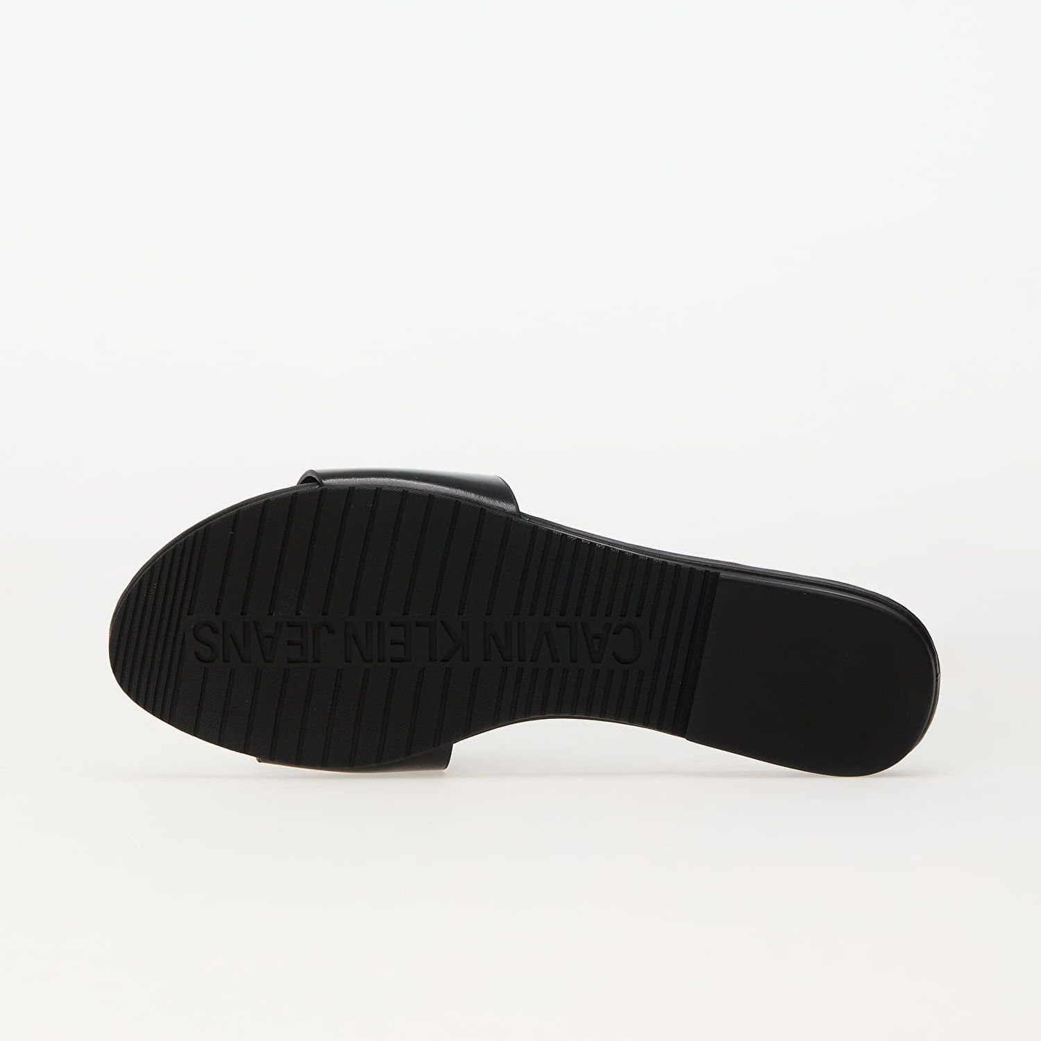 Sneakers og sko CALVIN KLEIN Jeans Flat Sandal Slide Mg Black Sort | YW0YW01697 0GJ, 1