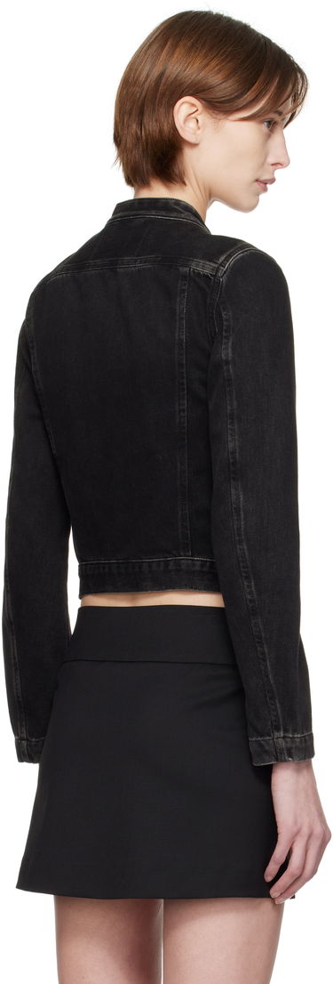 Jakke Diesel Diesel De-Morning Cropped Denim Jacket Sort | A13434 09I35, 2
