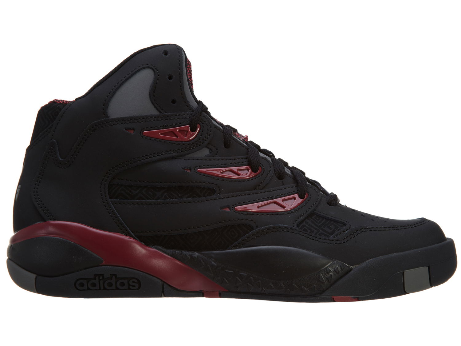 Sneakers og sko adidas Originals Mutombo 2 Originals Basketball Shoe Cblack/Cblack/Cburgu Sort | C75206, 0