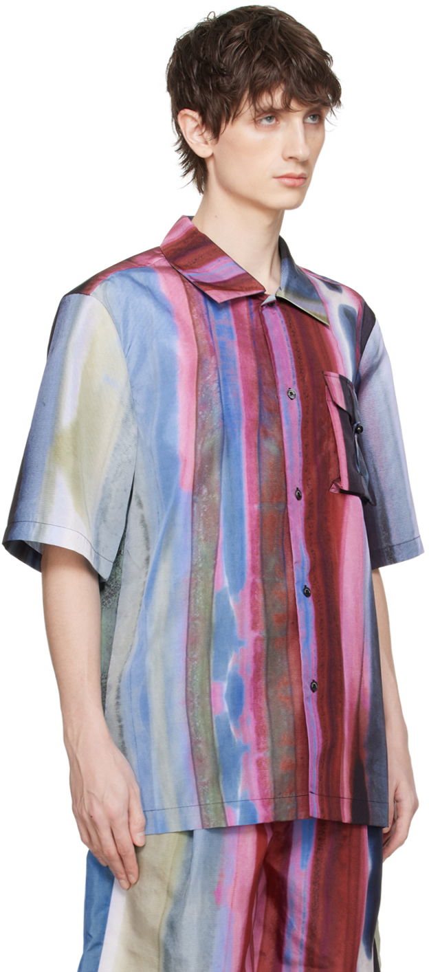Skjorte Feng Chen Wang Feng Chen Wang Bellows Pocket Short Sleeve Shirt Flerfarvet | FUS17SR15, 1